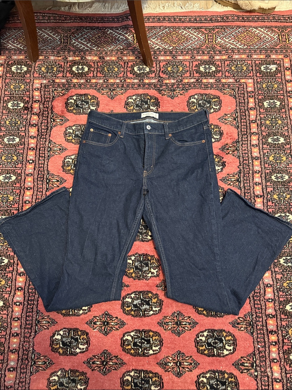 Abercrombie & Fitch Mid Rise Bootcut Jeans